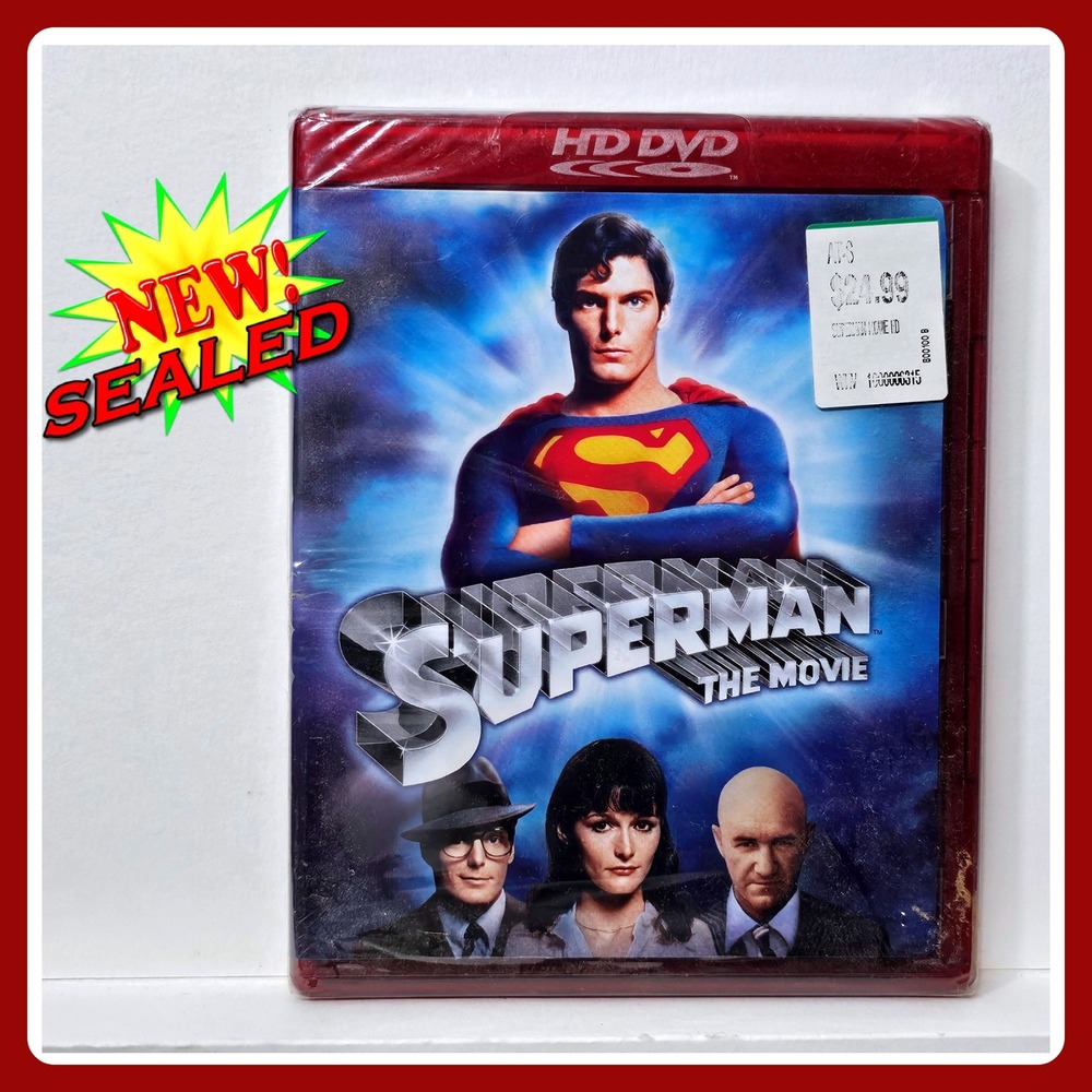 DC Superman The Movie HD DVD New Sealed Christopher Reeve Richard Donner‎ 1978